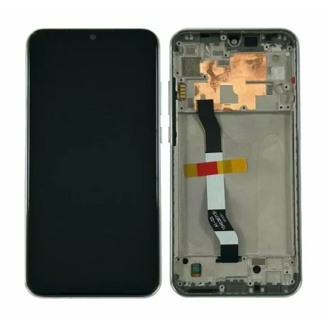 Ecran Compatibil pentru Xiaomi Redmi Note 8T Alb CU RAMA