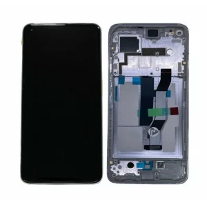 Ecran Compatibil pentru Xiaomi Mi 10T 5G / Mi 10T Pro 5G Argintiu CU RAMA