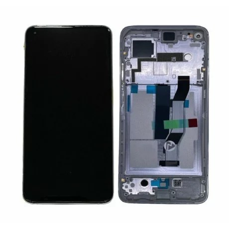 Ecran Compatibil pentru Xiaomi Mi 10T 5G / Mi 10T Pro 5G Argintiu CU RAMA
