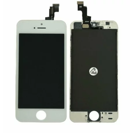 Ecran Compatibil pentru iPhone SE Alb