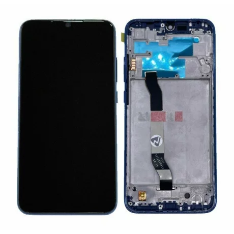 Ecran Compatibil pentru Xiaomi Redmi Note 8 2019 / 2021 Albastru CU RAMA