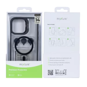 Husa iPhone 14 Pro Max Rixus Magsafe Neagra