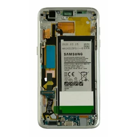 Ecran Samsung G935 Galaxy S7 Edge Silver Cu Baterie (Service Pack)