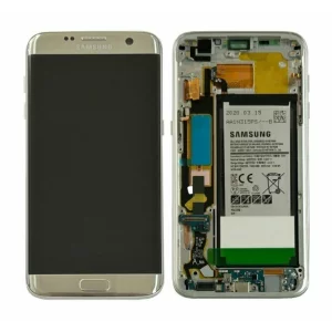 Ecran Samsung G935 Galaxy S7 Edge Silver Cu Baterie (Service Pack)