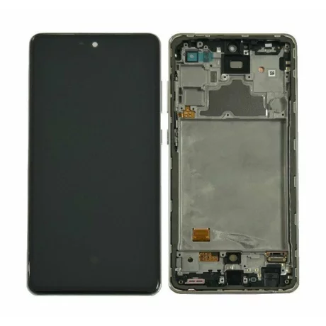 Ecran Samsung A725 Galaxy A72 4G 2021 Alb Fara Baterie (Service Pack)