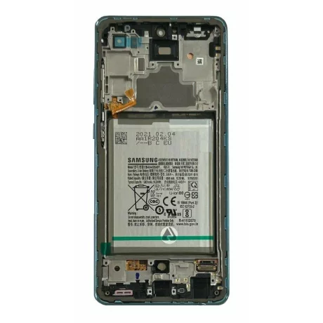 Ecran Samsung A725 Galaxy A72 4G 2021 Albastru Cu Baterie (Service Pack)