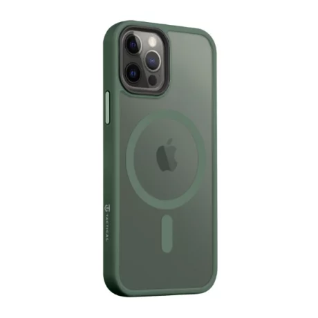 Husa iPhone 12/ 12 Pro Tactical MagForce Hyperstealth Verde Inchis