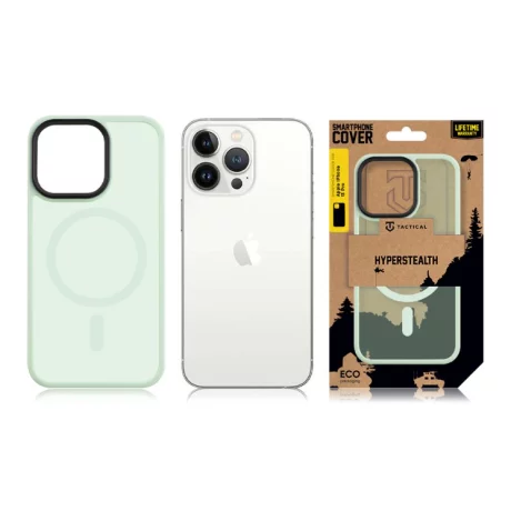 Husa iPhone 13 Pro Tactical MagForce Hyperstealth Verde Deschis