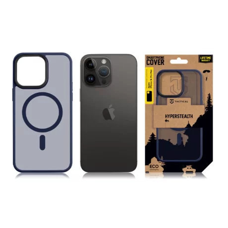 Husa iPhone 14 Pro Max Tactical MagForce Hyperstealth Albastru Inchis