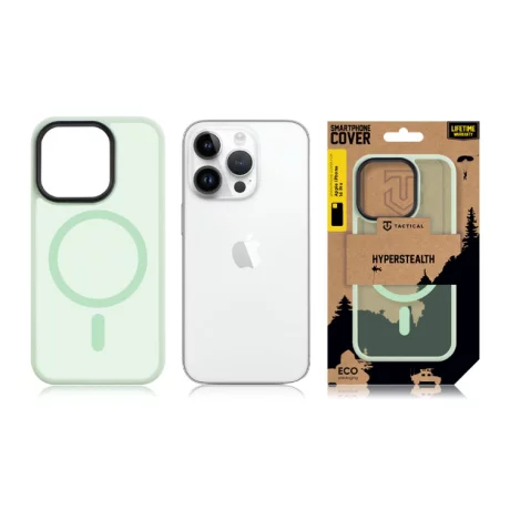 Husa iPhone 14 Pro Tactical MagForce Hyperstealth Verde Deschis