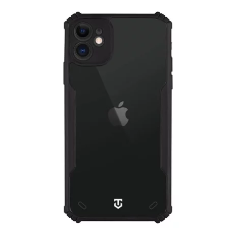Husa iPhone 11 Tactical Quantum Stealth Transparent/ Negru