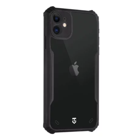 Husa iPhone 11 Tactical Quantum Stealth Transparent/ Negru