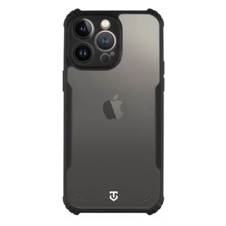 Husa iPhone 14 Pro Max Tactical Quantum Stealth Transparent/ Negru