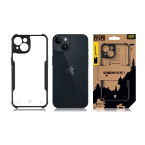 Husa iPhone 14 Tactical Quantum Stealth Transparent/ Negru