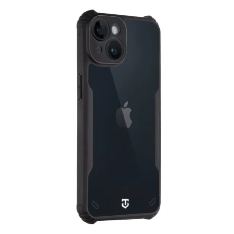 Husa iPhone 14 Tactical Quantum Stealth Transparent/ Negru