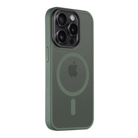 Husa iPhone 15 Pro Tactical MagForce Hyperstealth Verde Inchis