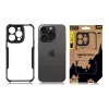 Husa iPhone 15 Pro Tactical Quantum Stealth Transparent/ Negru