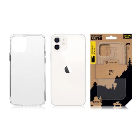 Husa iPhone 12/ 12 Pro Tactical TPU Transparent