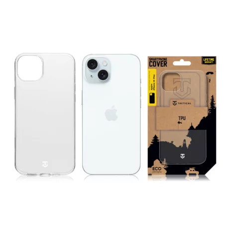 Husa iPhone 15 Plus Tactical TPU Transparent