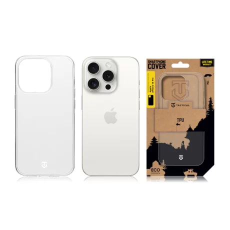 Husa iPhone 15 Pro Tactical TPU Transparent