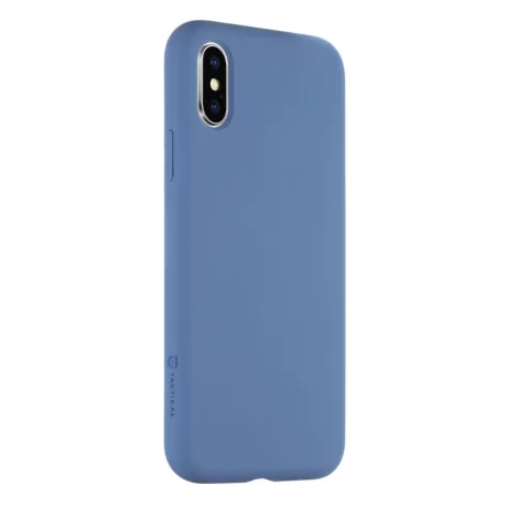 Husa iPhone X/ XS Tactical Velvet Smoothie Albastru