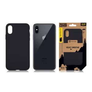 Husa iPhone X/ XS Tactical Velvet Smoothie Negru