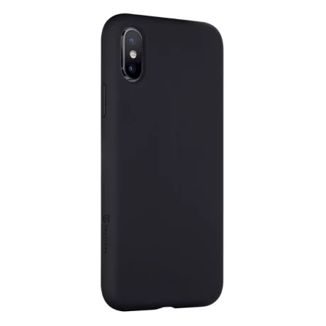 Husa iPhone X/ XS Tactical Velvet Smoothie Negru