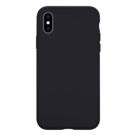 Husa iPhone X/ XS Tactical Velvet Smoothie Negru