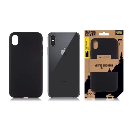 Husa iPhone XR Tactical Velvet Smoothie Negru