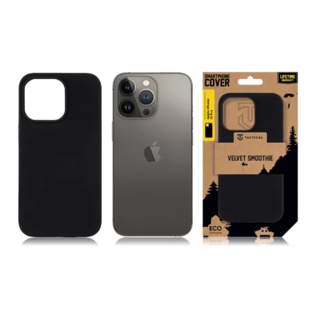 Husa iPhone 13 Pro Tactical Velvet Smoothie Negru