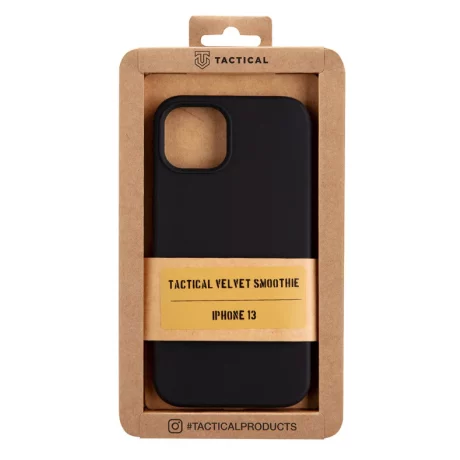 Husa iPhone 13 Tactical Velvet Smoothie Negru