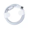 Cablu Date si Incarcare Seria 15 Material Tesut Ultrarezistent USB-C/ USB-C 60W 200cm Alb Retail Box (Compatibil)