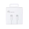 Cablu Date si Incarcare Seria 15 Material Tesut Ultrarezistent USB-C/ USB-C 60W 200cm Alb Retail Box (Compatibil)