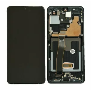 Ecran Samsung G988 Galaxy S20 Ultra 5G Cosmic Black Fara Camera Frontala (Service Pack)