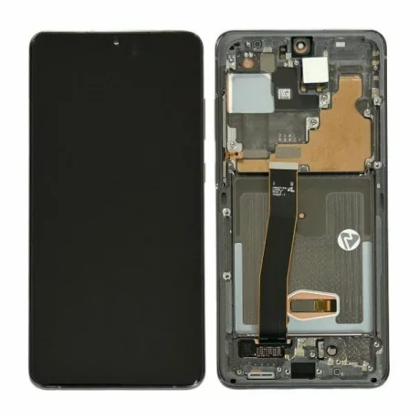 Ecran Samsung G988 Galaxy S20 Ultra 5G Cosmic Grey Fara Camera Frontala (Service Pack)