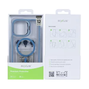 Husa iPhone 12 Pro Max Rixus Magsafe Albastru Deschis