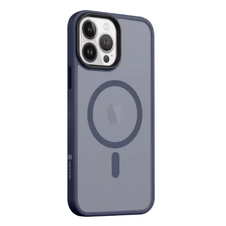 Husa iPhone 13 Pro Max Tactical MagForce Hyperstealth Albastru Inchis