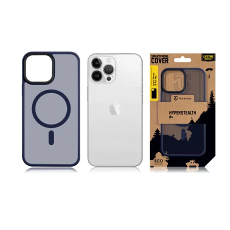Husa iPhone 13 Pro Max Tactical MagForce Hyperstealth Albastru Inchis