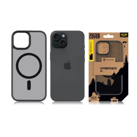 Husa iPhone 15 Tactical MagForce Hyperstealth Negru