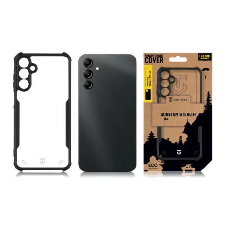 Husa Samsung A155/ A156 Galaxy A15 4G/ 5G Tactical Quantum Stealth Transparent/ Negru