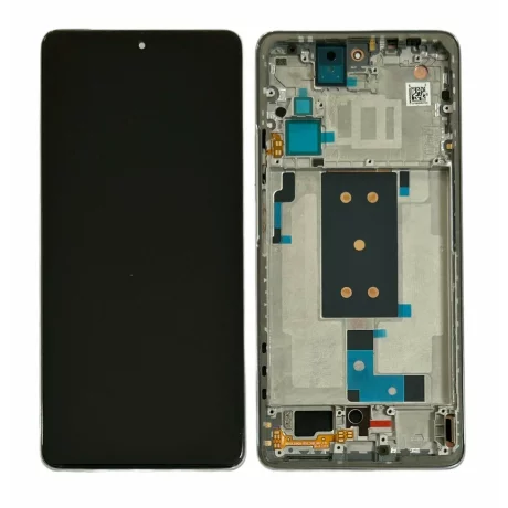 Ecran Compatibil pentru Xiaomi 11T 5G / 11T Pro 5G Argintiu CU RAMA