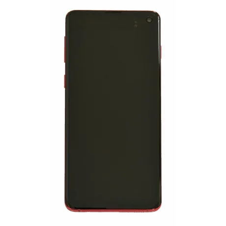 Ecran Samsung G973 Galaxy S10 Cardinal Red (Service Pack)