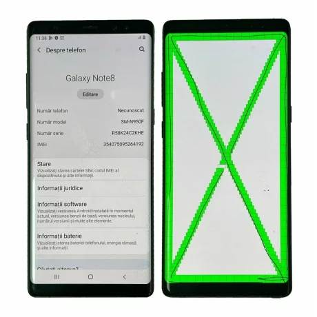 Ecran Samsung Galaxy Note 8 N950 (din dezmembrari)