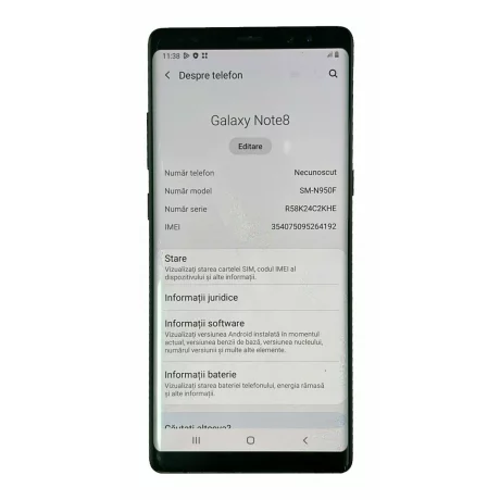 Ecran Samsung Galaxy Note 8 N950 (din dezmembrari)