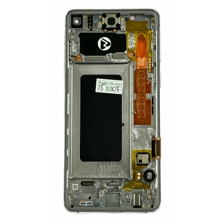 Ecran Samsung G973 Galaxy S10 Prism Silver STICLA SCHIMBATA Aspect 9/10