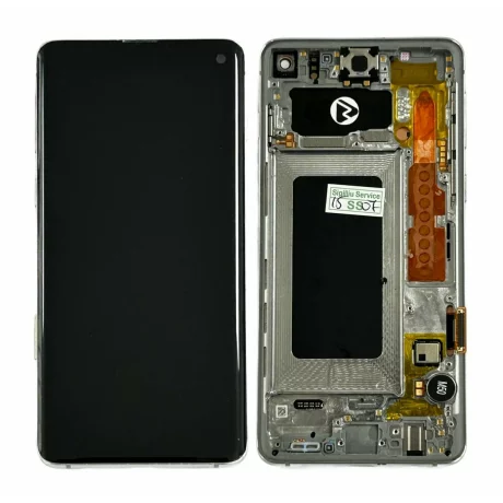 Ecran Samsung G973 Galaxy S10 Prism Silver STICLA SCHIMBATA Aspect 9/10