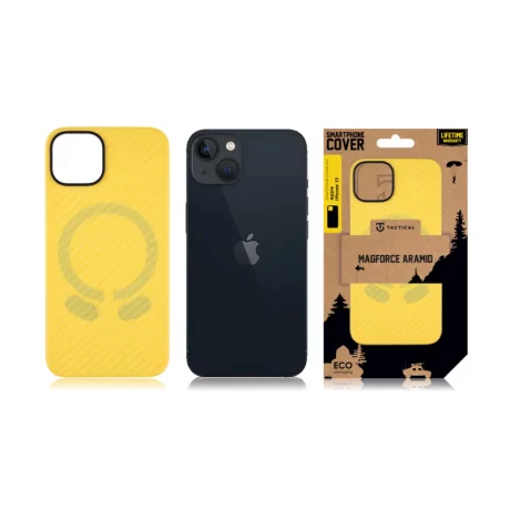 Husa iPhone 13 Tactical MagForce Aramid Galben