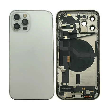Carcasa (Body) completa iPhone 12 Pro Silver Grade 8(din dezmembrari)