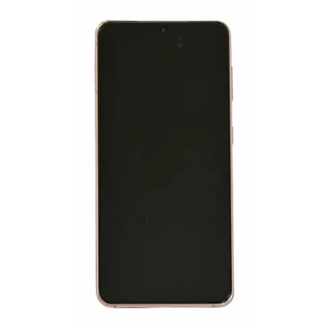 Ecran Samsung G991 Galaxy S21 5G Phantom Pink Fara Baterie (Service Pack)
