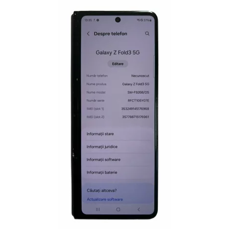 Placa (ambele părți) de baza completa Samsung Fold3 F926  ( din dezmembrari)